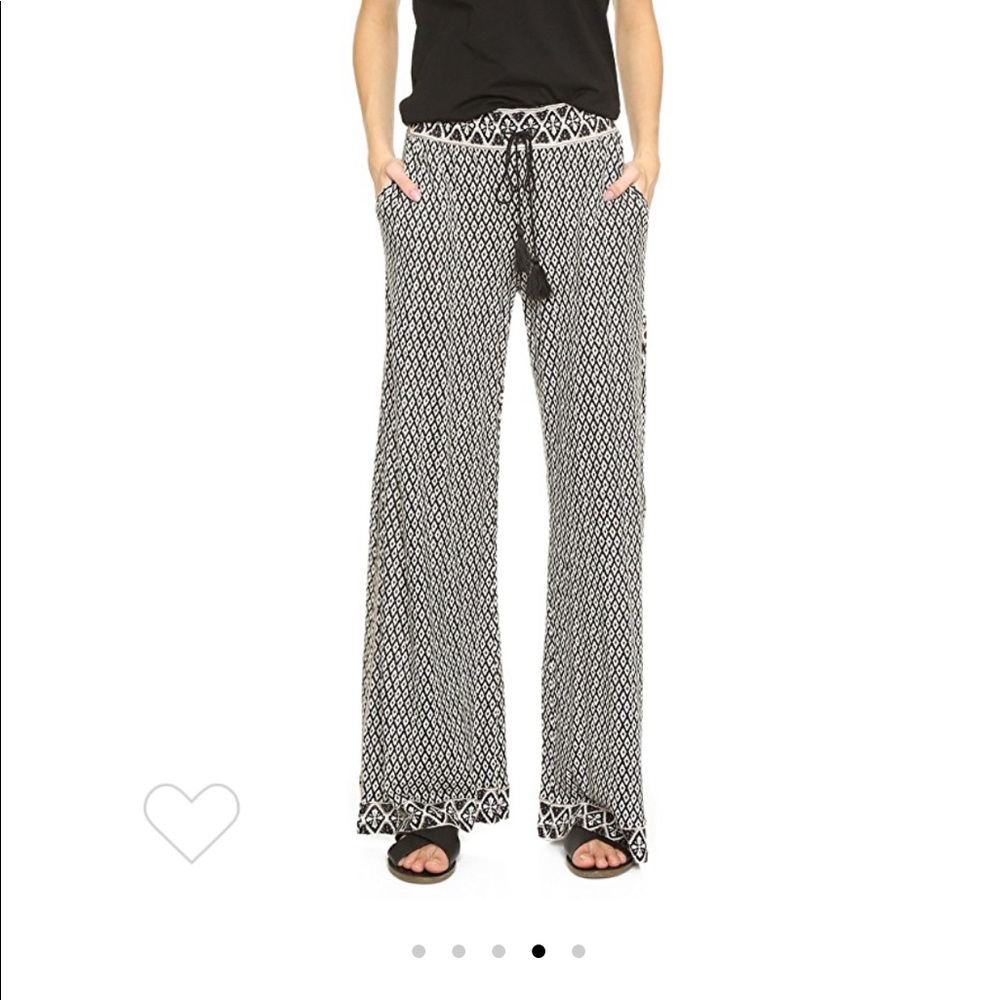 Soft Joie Wide Leg Drawstring Pants Sz S